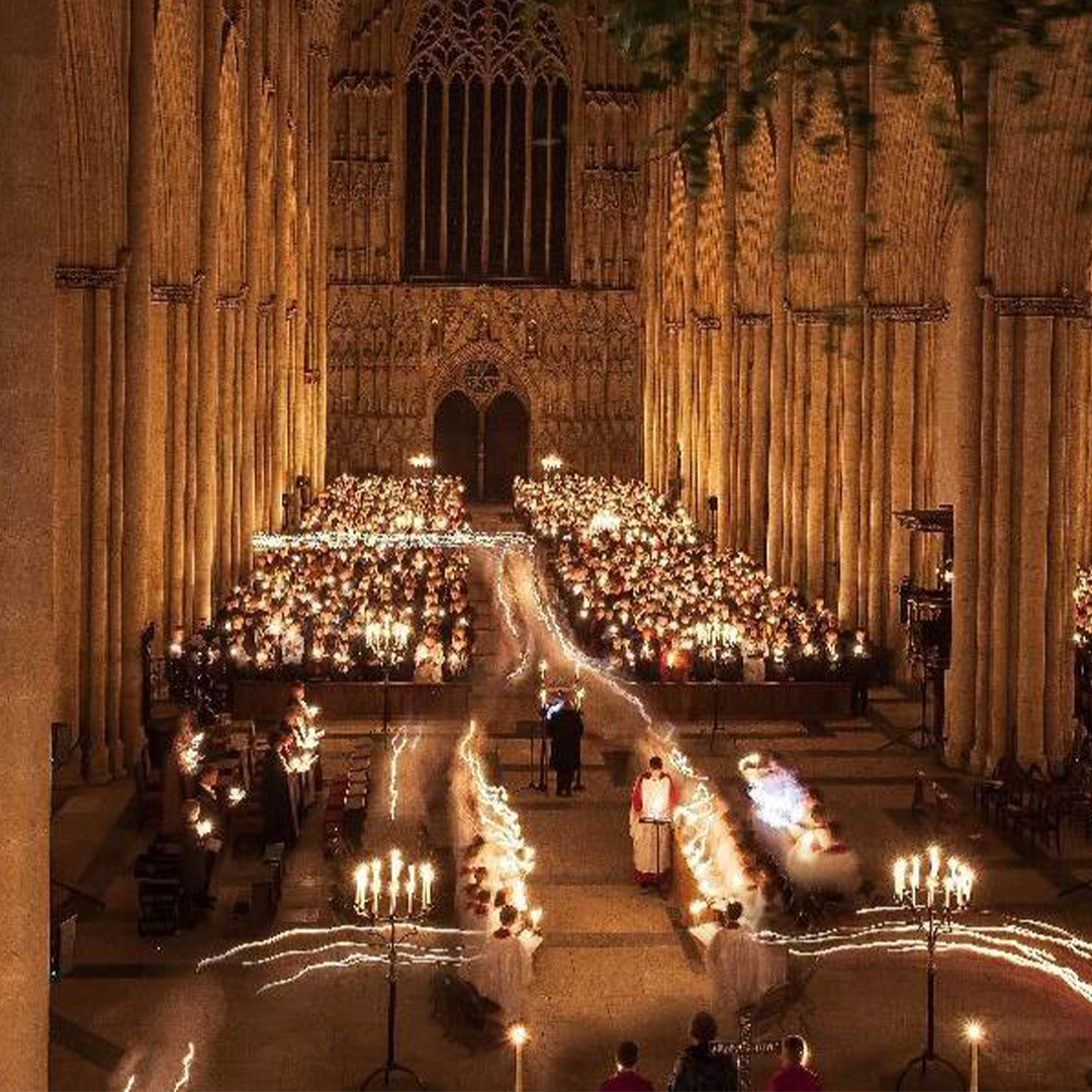 Carols by candlelight.